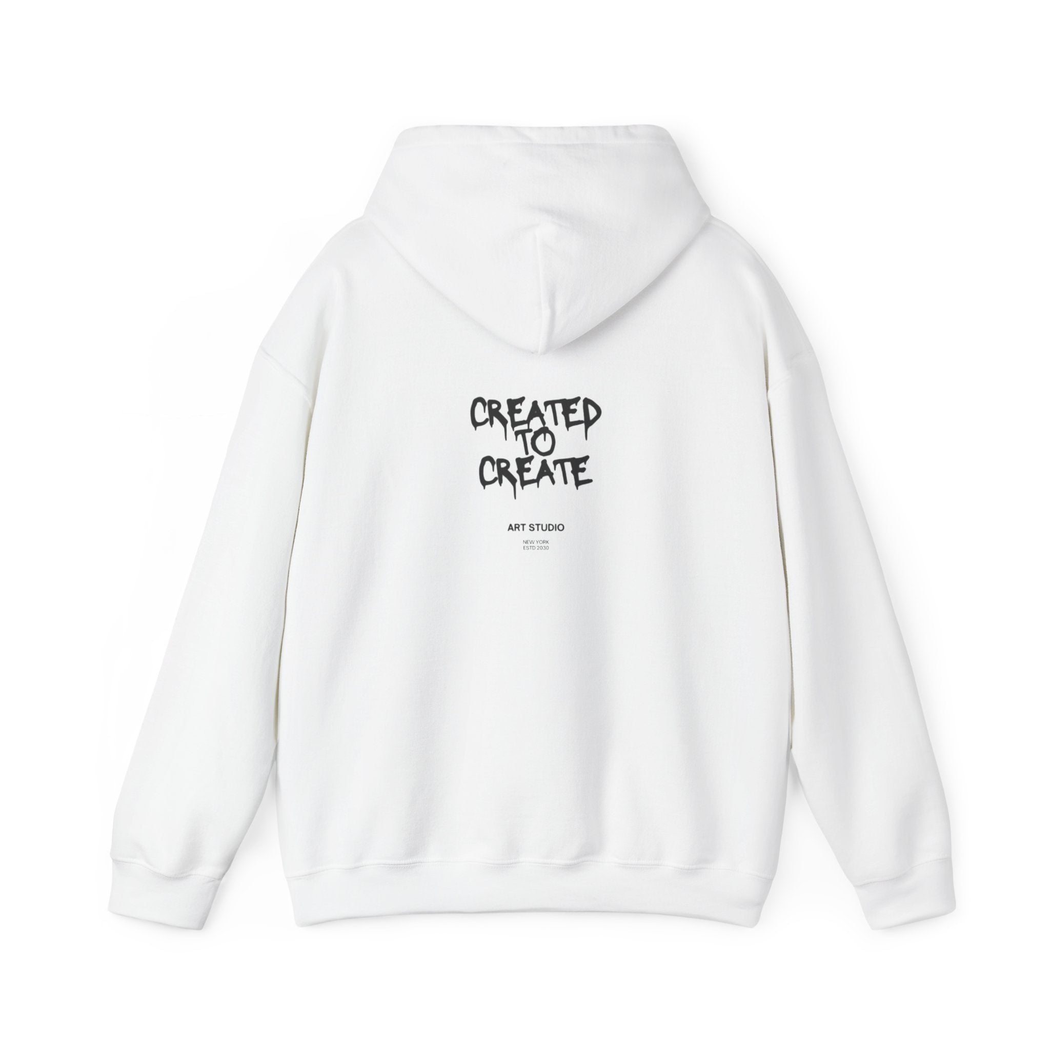 Created to Create Hoodie – Inspirational Artist Sweatshirt