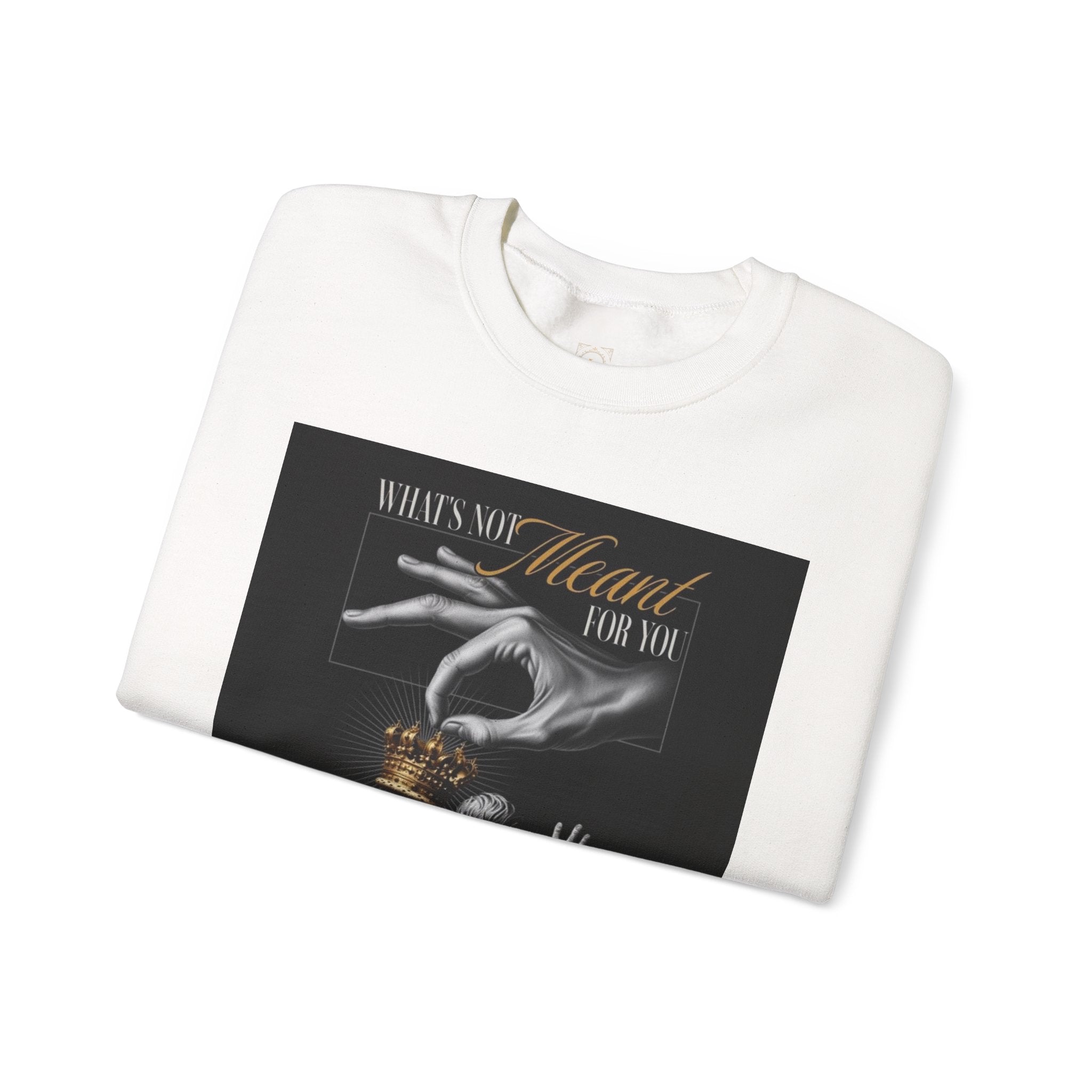Crewneck Sweatshirt — 'What's My Heart For You' Inspirational Graphic Crewneck