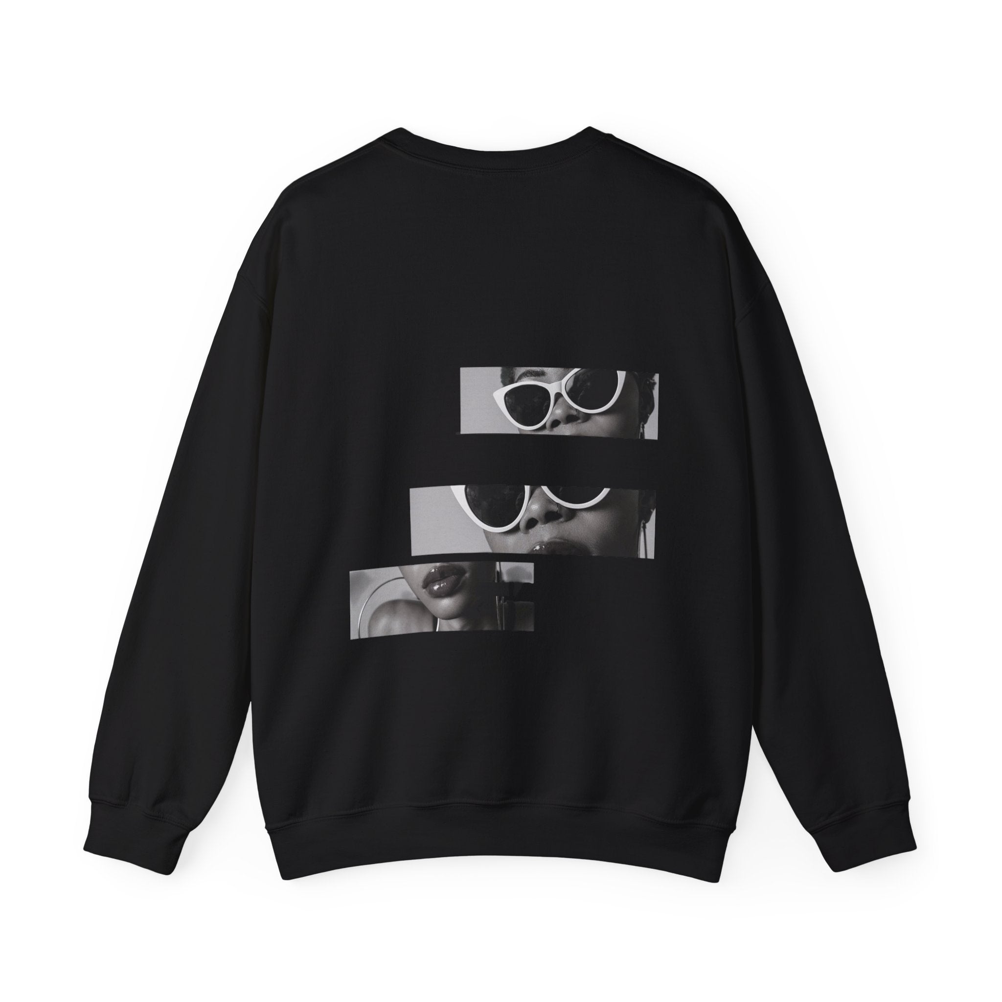 Retro Fragmented Sunglasses Crewneck Sweatshirt