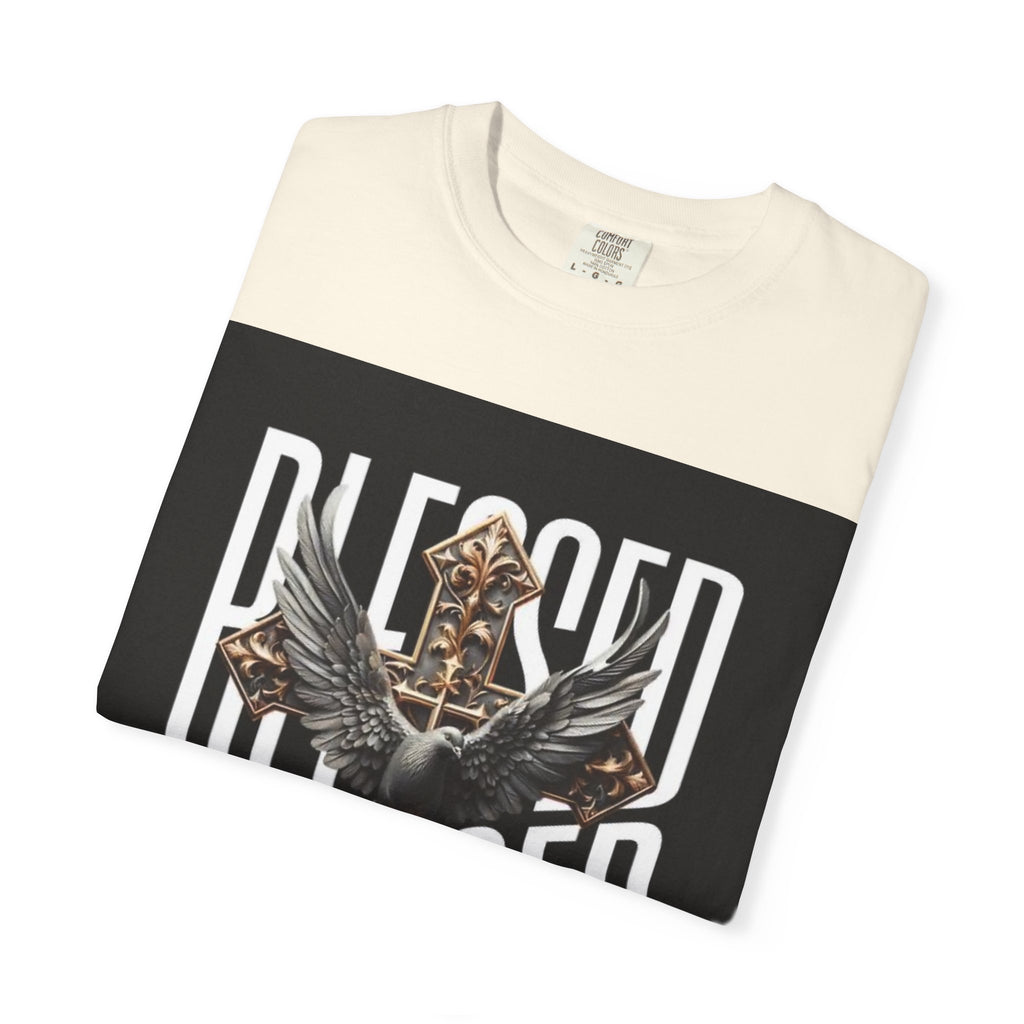 Blessed Dove Graphic T-Shirt — "BLESSED" Faith-Inspired Tee
