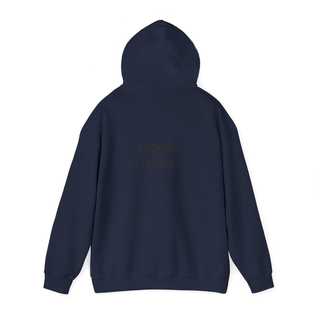 Created to Create Hoodie – Inspirational Artist Sweatshirt