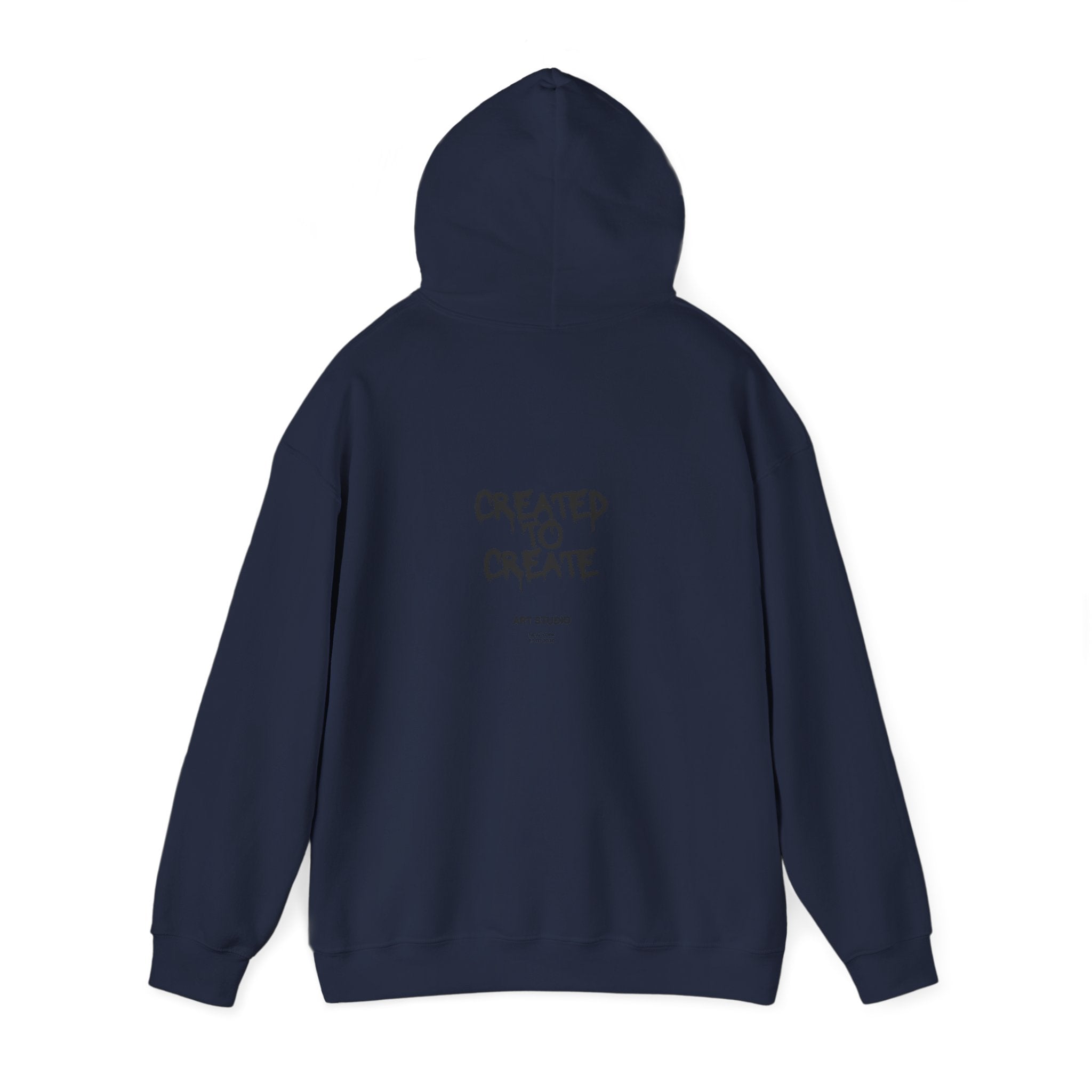 Created to Create Hoodie – Inspirational Artist Sweatshirt