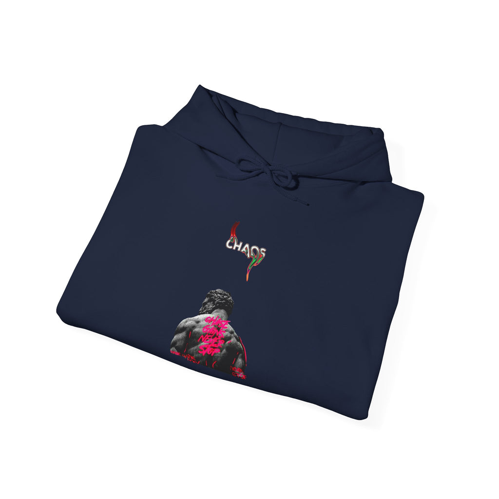 Smoky Rose Backprint Hoodie — Floral Skull Streetwear Pullover