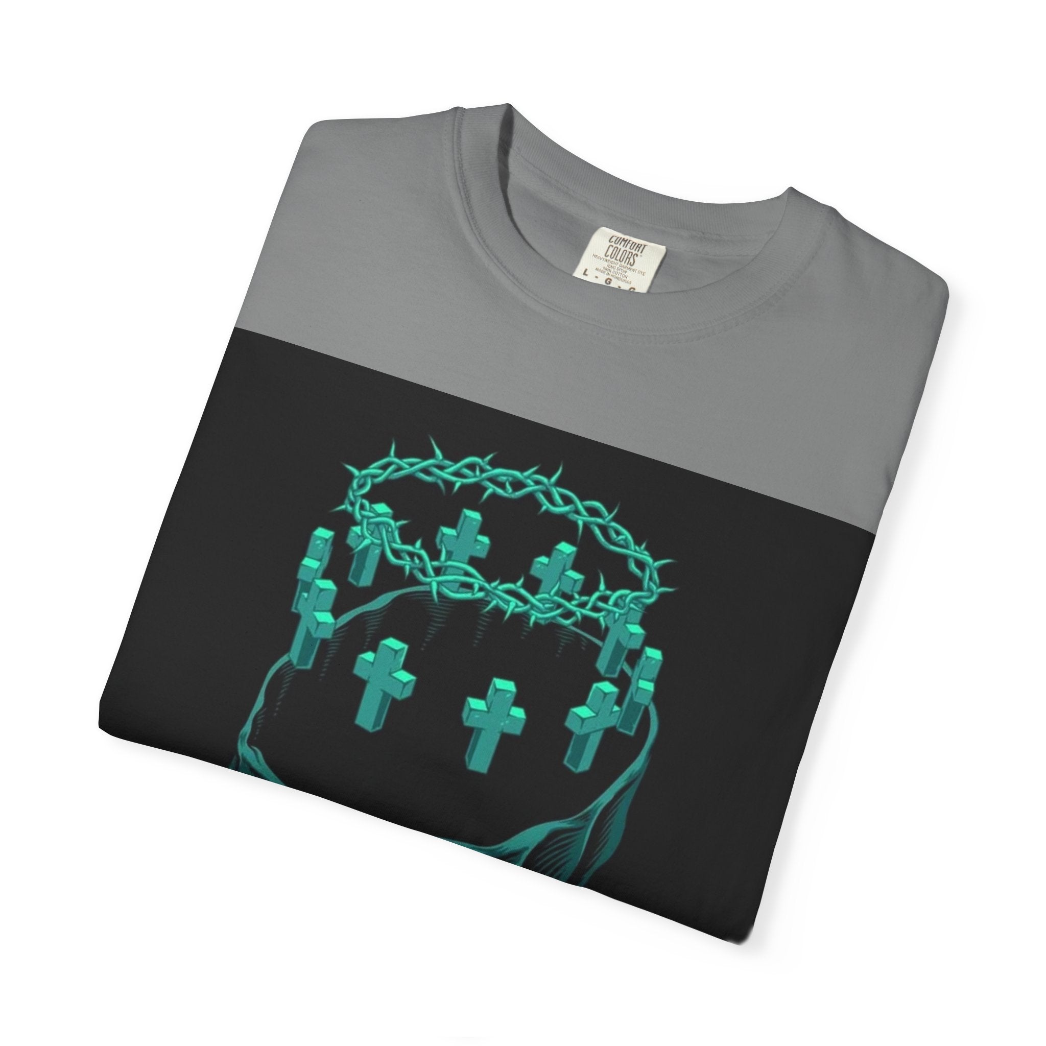 Skull Crown Tee — 'Delusion' Gothic Graphic T-Shirt