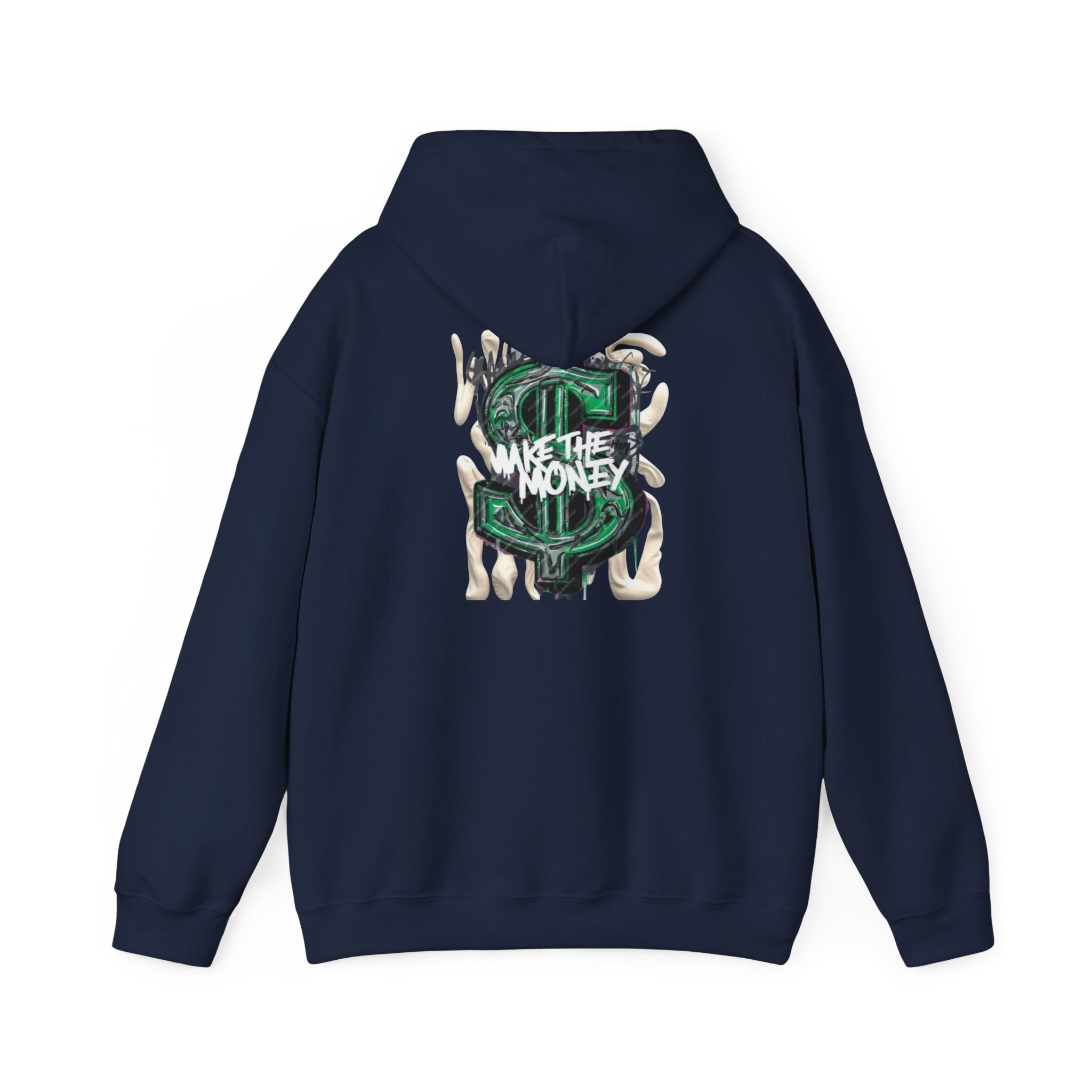 Make The Money Hoodie — Green Dollar Sign Graphic Pullover