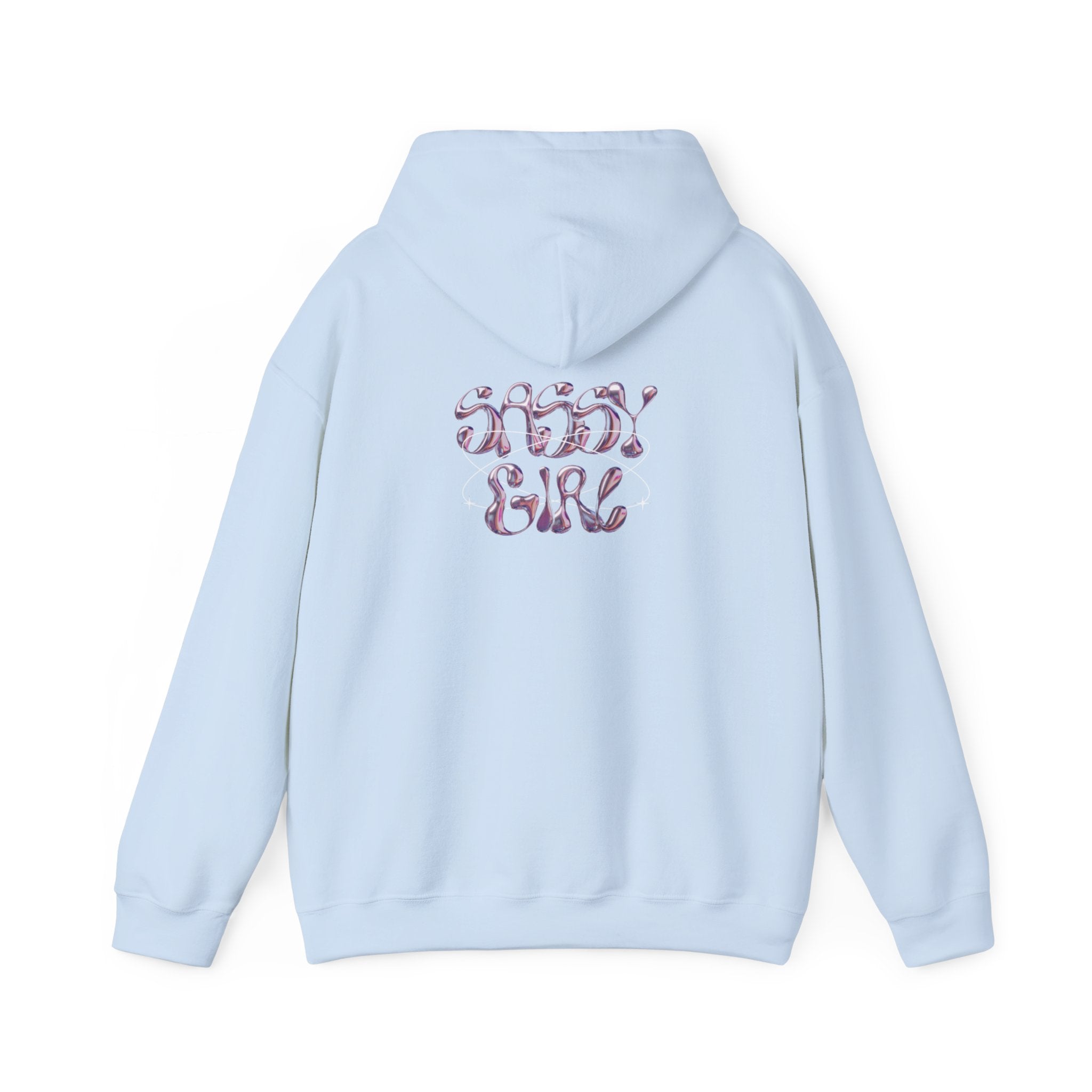 Hoodie — "Shady Girl" Retro Pink Marble Graphic Hoodie