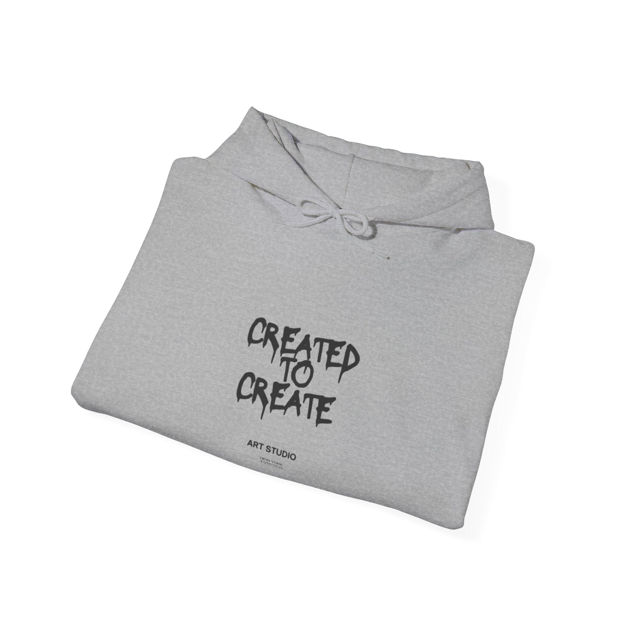 Created to Create Hoodie – Inspirational Artist Sweatshirt