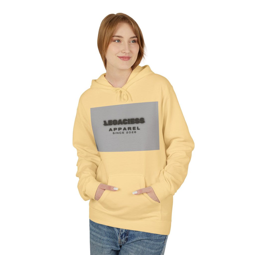 Hoodie — 'Legacies Apparel Since 2028' Minimal Logo Pullover