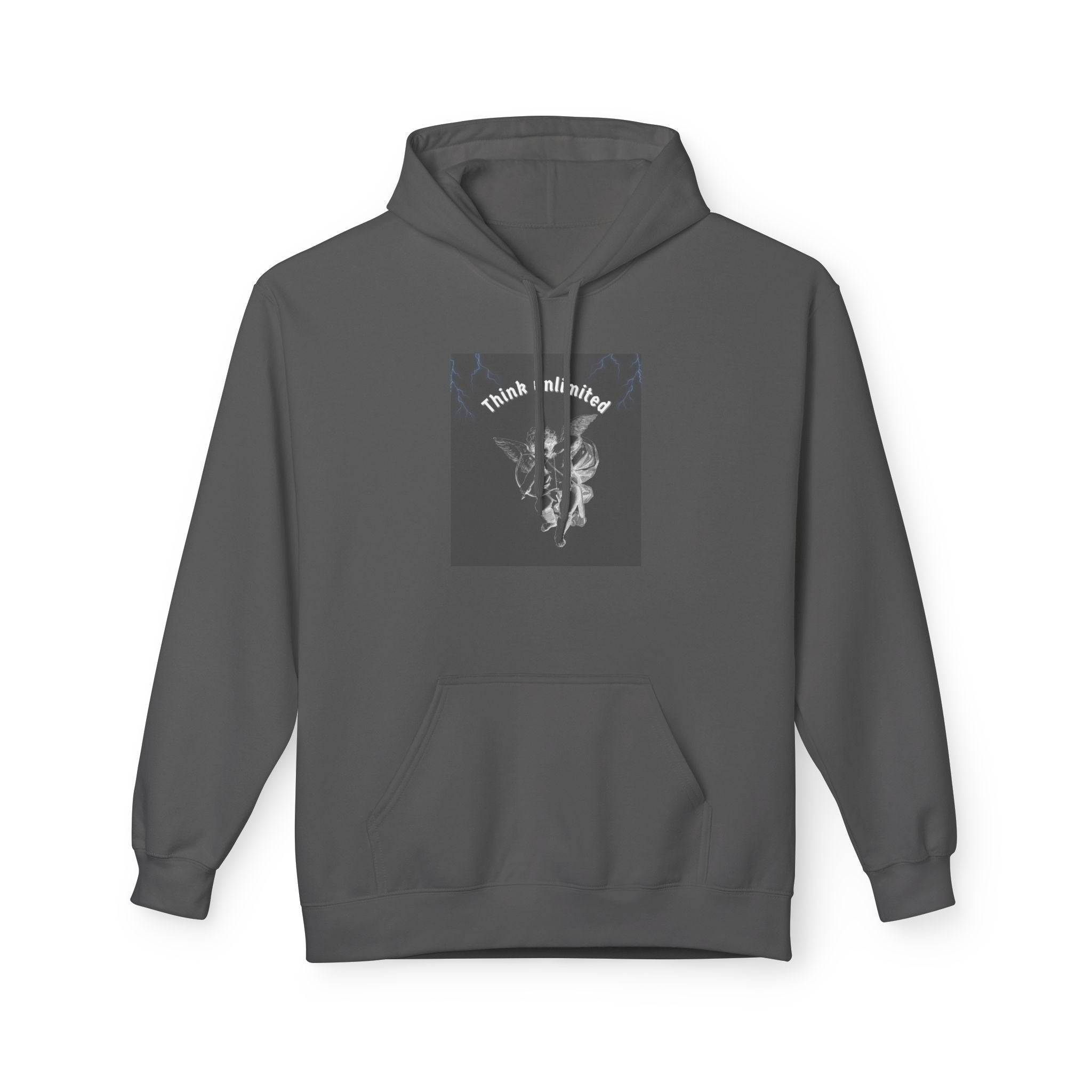 Think Unlimited Hoodie — Inspirational Angel Graphic Pullover